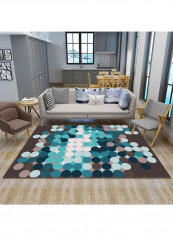 Nordic Style  Polka Dot Carpet Multicolour 140x200cm
