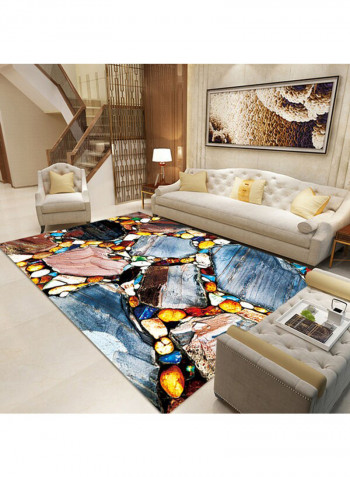 Printed Anti-Slip Carpet Multicolour 140x200cm