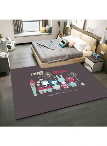 Cartoon Pattern Causal Floor Carpet Multicolour 140x200cm