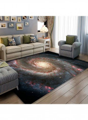 Soundproof Printed Rug Multicolour 140x200cm