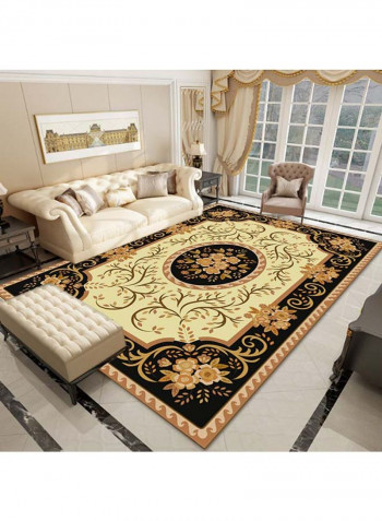 1-Piece Bedroom Rug Fashion Floral Pattern European Style Carpet Multicolour 140 x 200cm