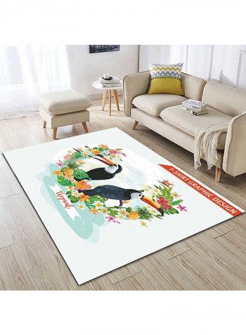 Nordic Style Anti-Skidding Printed Carpet Multicolour 140x200cm