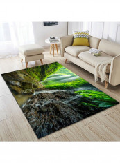 Waterfall Printed Floor Rug Multicolour 140x200cm