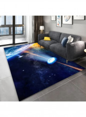 3D Print Bedroom Rug Multicolour 140x200cm
