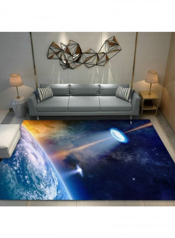 3D Print Bedroom Rug Multicolour 140x200cm