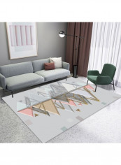 Geometric Pattern Nordic Style Carpet Multicolour 140x200cm
