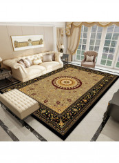 Colourblock Pattern Rug Multicolour 140x200cm