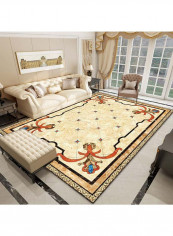 European Style Floral Pattern Rug Multicolour 140x200cm