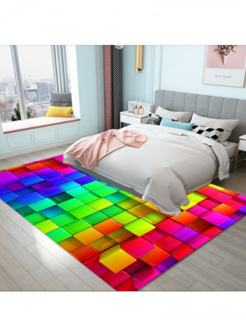 1 Piece Living Room Rug Multicolour 140 x 200cm