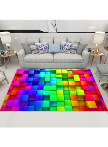 1 Piece Living Room Rug Multicolour 140 x 200cm