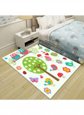 Cartoon Animal Pattern Carpet Multicolour 140x200cm