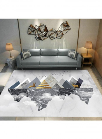 Modern Anti-Slip Trendy Carpet Multicolour 140 x 200cm