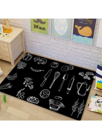 Rug Simple Creative Anti-Slip Carpet Multicolour 140 x 200cm