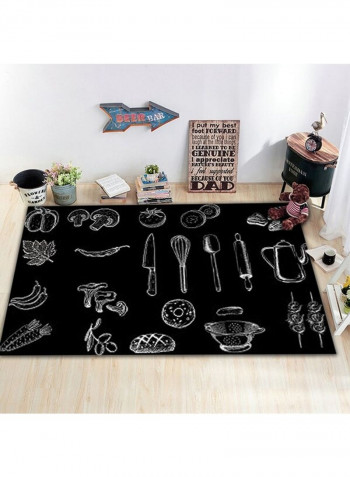 Rug Simple Creative Anti-Slip Carpet Multicolour 140 x 200cm