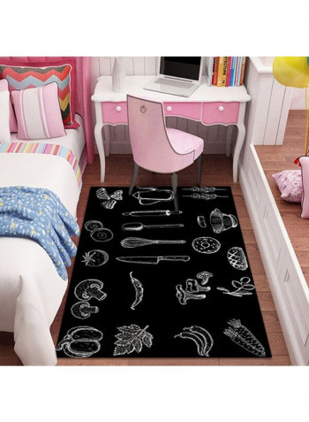 Rug Simple Creative Anti-Slip Carpet Multicolour 140 x 200cm