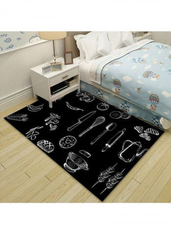 Rug Simple Creative Anti-Slip Carpet Multicolour 140 x 200cm