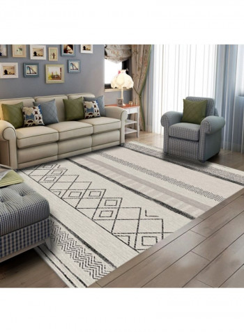 Rug Stripe Pattern Foldable Fashion Carpet Multicolour 140 x 200cm