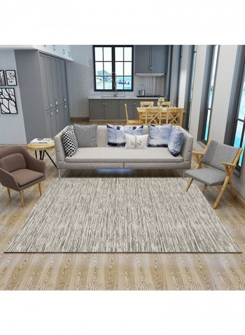 Simple Design Anti Slip Durable Carpet Grey 140x200cm