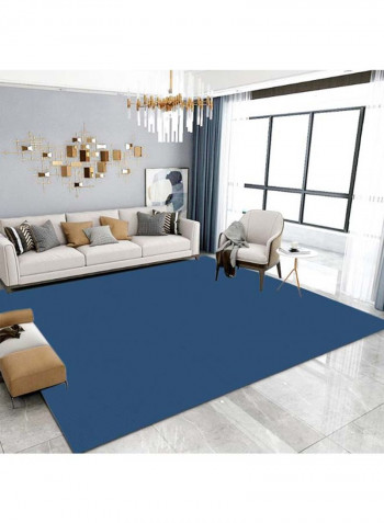 Modern Style Anti-Skidding Carpet Navy Blue 140x200cm