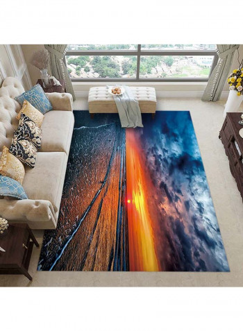 Rug Rectangle Shrink-Proof Colourful Carpet Multicolour 140 x 200cm