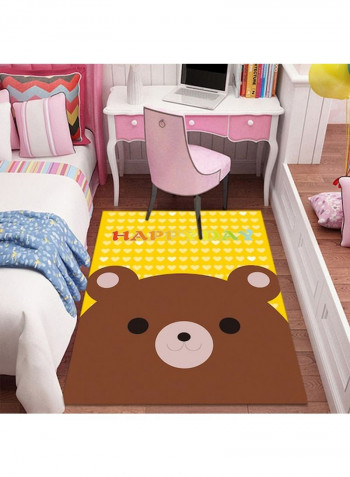 Foldable Fashion Cartoon Carpet Multicolour 140 x 200cm