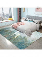 Deer Pattern Carpet Multicolour 140x200cm