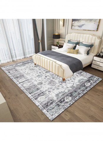 European Style Bedroom Rug Grey/White 140x200cm
