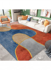 Geometric Pattern Eco-Friendly Rug Multicolour 140x200cm