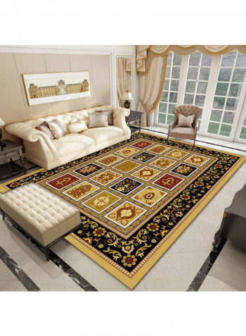 Plaid Pattern Living Room Rug Multicolour 140x200cm