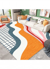 Nordic Style Anti-Slip Rug Multicolour 140x200cm