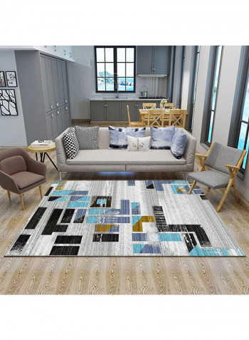 Geometric Pattern Rug Multicolour 140x200cm