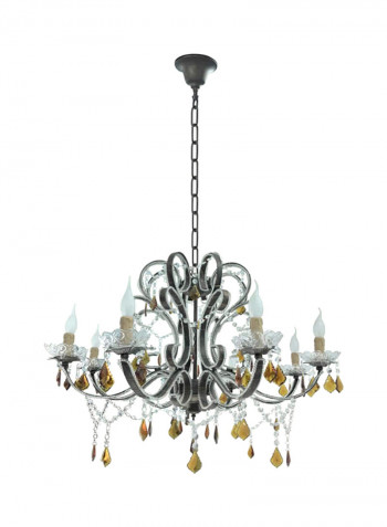 Chandelier Black/White/Brown 60x80centimeter