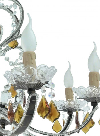 Chandelier Black/White/Brown 60x80centimeter