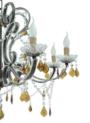 Chandelier Black/White/Brown 60x80centimeter