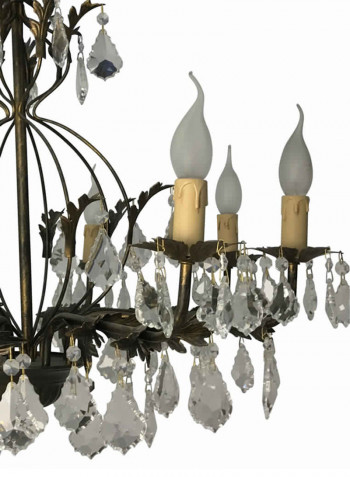 Chandelier Brown/Green/White 70x60centimeter