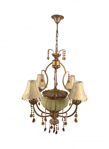 Chandelier Gold/Beige/Off-White 65x80centimeter