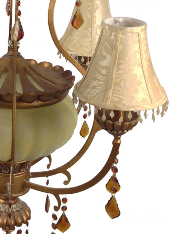 Chandelier Gold/Beige/Off-White 65x80centimeter