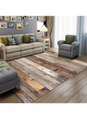 European Creative 3D Print Rug Brown/Beige 140x200cm