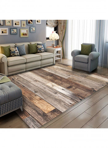 European Creative 3D Print Rug Brown/Beige 140x200cm