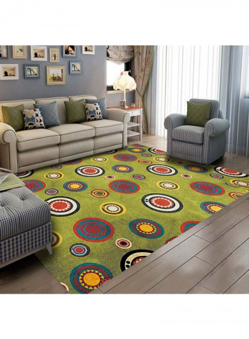 Living Room Rug Bohemia Anti-Slip Simple Durable Carpet Multicolour 140 x 200cm