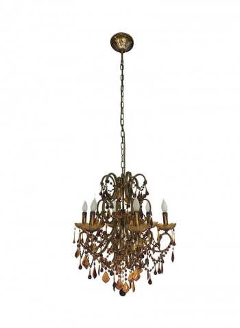 Chandelier Gold/White 650x700millimeter
