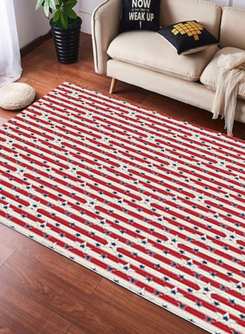1 Piece Bedroom Rug Stripe Pattern Eco-friendly Modern Style Carpet Red 140*200(W*L)cmcm