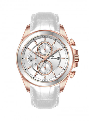 Men's Leather Chronograph Watch W8776GPPB010F