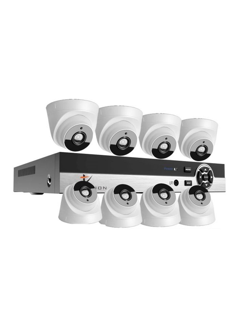 8-Channel Full HD Expandable Surveillance Camera With DVR Set