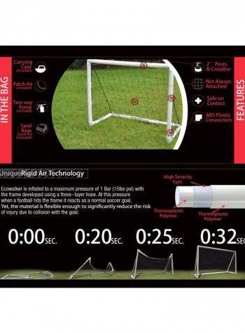Inflatable Football Training Set 120x100cm