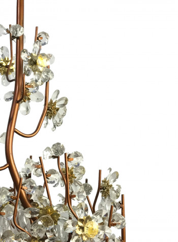 Chandelier Bronze/White/Gold 50x80centimeter