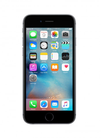 آيفون 6s بخاصية فيس تايم لون رمادي فلكي وذاكرة سعة 32 جيجابايت ومزود بخدمة 4G LTE