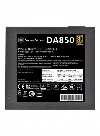 ATX 80 Plus Power Supply Unit Black