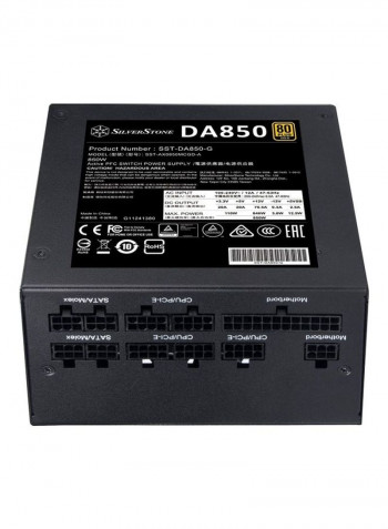 ATX 80 Plus Power Supply Unit Black