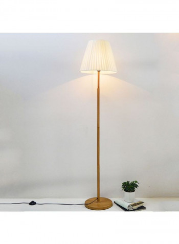 Simple Vertical Floor Lamp White/Beige